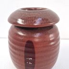 Red Piet Knepper For Mobach Vase, Modernist Dutch, Utrecht thumbnail 10