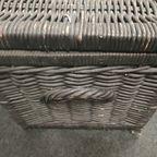 Grote Rieten Rotan Opbergmand Met Deksel thumbnail 6