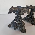 2 Franse Planthouders Tazza Zamac Antiek Art Nouveau thumbnail 8