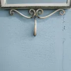 Vintage Metalen Spiegel (Art Nouveau Stijl) thumbnail 4