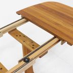 Vintage Deense Ovalen Uitschuifbare Eettafel  Dyrlund Massief Teak thumbnail 8
