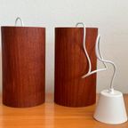 Set Vintage Teak Hanglampen Midcentury Jaren 60 thumbnail 2