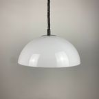 Vintage Witte Plexiglas/acryl Hanglamp Van Gepo Amsterdam Xl 1975 thumbnail 3