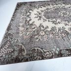 Beige Bruin Vintage Yuruk Vloerkleed 265 X 170 Cm thumbnail 5
