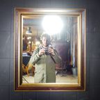 Vintage Spiegel Met Oude Sierlijst – Goud Bruin – Jaren 60 thumbnail 4