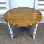Prachtige Grote Ronde Mango Eettafel 140 Cm thumbnail 2