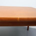 Grote Vintage Eettafel Teak Henning Kjaernulf thumbnail 6