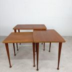 Vintage Nesting Tables Mimiset Teak thumbnail 6