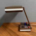 Brown Desk Lamp 1970S By Polamp thumbnail 5