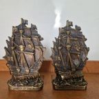 Sovereign Of The Seas Messing Boekensteunen Vintage thumbnail 2
