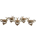 Mooie Vintage Bronzen Gepatineerde Kleding/Hoedenhaak, Jaren '50. thumbnail 5