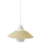 Vintage Hanglamp Jaren 60 Metaal Opaline Louis Kalff Stijl Retro thumbnail 8