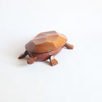 Turtle Shaped Trinket Box, Tropical Wood thumbnail 10