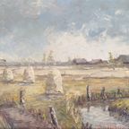 V. Verschelden - Landschap Schilderij thumbnail 4