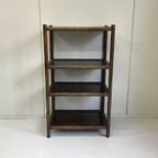 Manou Rek/Boekenkast Bamboe Plantentafel Vintage thumbnail 8