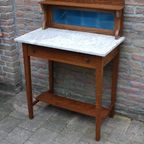 Brocante Tafel Met Marmer thumbnail 4