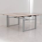 Sedus Handslinger Bench Werkplek, Eiken Blad, 2 X 160 X 80 Cm thumbnail 2
