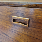 Vintage Teak Houten Wandkast Met Bar, Jaren 60 thumbnail 13