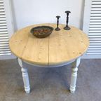 Prachtige Ronde Vintage Retro Eettafel 150 Cm thumbnail 21