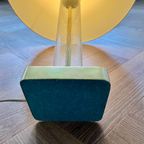 Glasstube & Brass Hollywood Regency Lamp thumbnail 18