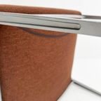Zeldzame Fauteuil Met Voetenbank Toegeschreven Aan Gispen thumbnail 3