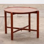 Vintage Hans J. Wegner At35 Bijzettafel In Teak Andreas Tuck,1945 Denemarken. thumbnail 18