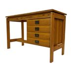 Vintage Bureau Werkplek Compact Jaren 60 Pinewood Grenen thumbnail 4