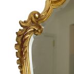 Bladgoud Vergulde Spiegel Deknudt Facet Barok Kuifspiegel 93cm thumbnail 13