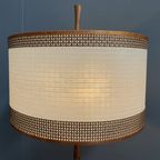 Bamboo Look Floorlamp Large White Shade thumbnail 9