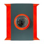 Cube Shaped - Vintage / Space Age Design Wall Mounted Lamp - Orange thumbnail 4