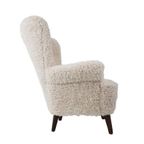 Artifort Oorfauteuil Grote Zetel Teddy Pluche Armchair Crème thumbnail 5