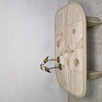 Unieke Fedam Travertin Salontafel Uit De Jaren 70 thumbnail 2