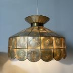 Vintage Mother Of Pearl Hanging Lamp 1970S thumbnail 27