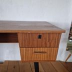 Vintage Mid Century Bureau Design Teak Braakman Stijl thumbnail 5