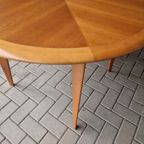 Vintage Ronde Tafel Teakhouten Tafel thumbnail 14