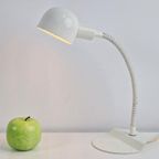 Vintage Hala Bureaulamp Flex Neck Wit Dutch Design 1970 thumbnail 2