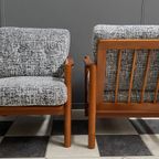 Set Of Two Grey Easy Chairs 1960S thumbnail 13