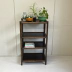 Manou Rek/Boekenkast Bamboe Plantentafel Vintage thumbnail 4