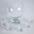 Punch Bowl By Erkkitapio Siiroinen For Riihimaen Lasi, Finland 1970S thumbnail 11