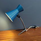 Blue Metal Desk Lamp 1960S thumbnail 10