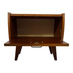 Vintage Nachtkastjes Set Van 2 Teak Fineer Jaren 60 thumbnail 5
