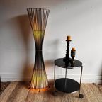 Rvs En Zwart Glas Trolley IKEA 80’s Vintage thumbnail 2