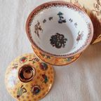 Vintage Chinees Porselein Theekopjes Geel thumbnail 3