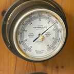 Inproco / Marine Time - Vintage Nautical Instruments And Clock Mounted On Wood thumbnail 7