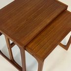 Set Of 2 Danish Teak Nesting Tables thumbnail 2