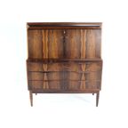 Erling Torvits Voor Klim Møbelfabrik Palissander Secretaire Bureau Kast Vintage Deens thumbnail 12