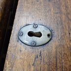 Antieke Staande Hoge Eiken Houten Lessenaar / Schrijfbureau (19e Eeuw) / Clerk Desk thumbnail 12