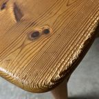 5x Vintage Grenen Keuken Stoelen, Nieuwe Gelakt, Daumiller Style thumbnail 27