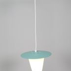 Vintage Lamp, Hanglamp - Mintgroen, Jaren '50 Stijl | 01479 thumbnail 2