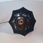 Vintage Metalen Vrieland Lamp Zwart. thumbnail 5